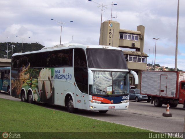 Viação Nova Integração 3901 na cidade de Florianópolis, Santa Catarina, Brasil, por Daniel Motta. Número da foto: #274239.