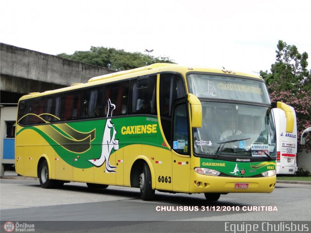 Expresso Caxiense 6063 na cidade de Curitiba, Paraná, Brasil, por Paulo Roberto Chulis. Número da foto: #274845.