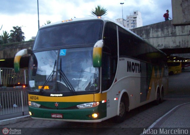 Viação Motta 40134 na cidade de Belo Horizonte, Minas Gerais, Brasil, por Adão Raimundo Marcelino. Número da foto: #274698.