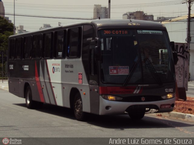 Auto Viação Bragança Metropolitana > Viação Raposo Tavares 12.082 na cidade de São Paulo, São Paulo, Brasil, por André Luiz Gomes de Souza. Número da foto: #252304.