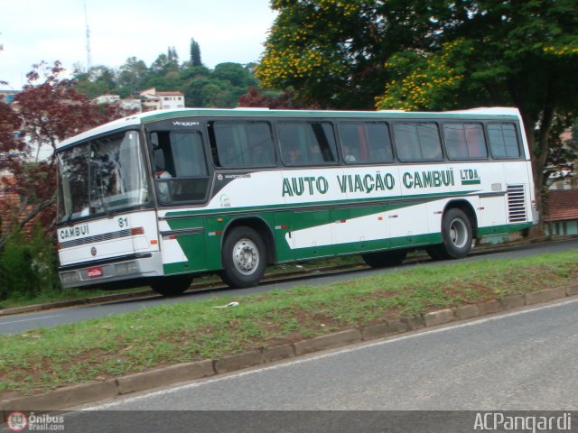 Auto Viação Cambuí 81 na cidade de Bragança Paulista, São Paulo, Brasil, por Antonio Carlos Pangardi. ID da foto: 252370.