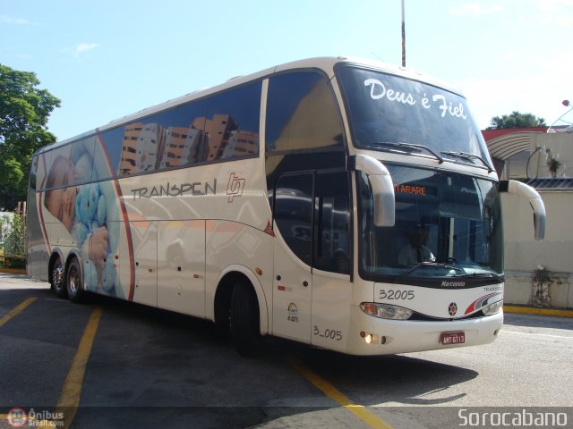 Transpen Transporte Coletivo e Encomendas 32005 na cidade de Sorocaba, São Paulo, Brasil, por Elias  Junior. Número da foto: #252865.