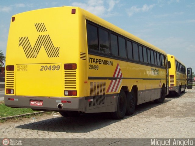 Viação Itapemirim 20499 na cidade de Nova Iguaçu, Rio de Janeiro, Brasil, por Miguel Angelo. Número da foto: #252826.