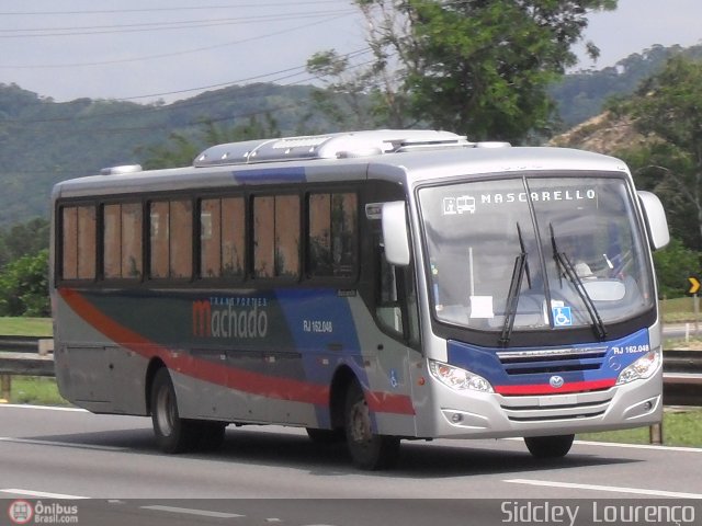 Transportes Machado RJ 162.048 na cidade de Seropédica, Rio de Janeiro, Brasil, por Sidcley Lourenço. ID da foto: 252743.