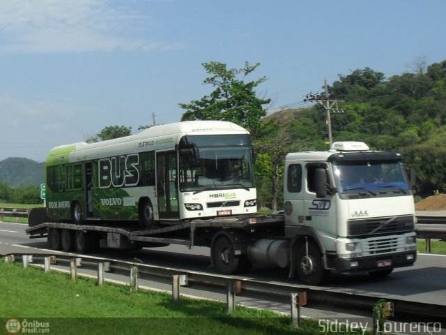 Volvo HIBRIBUS na cidade de Seropédica, Rio de Janeiro, Brasil, por Sidcley Lourenço. Número da foto: #252747.