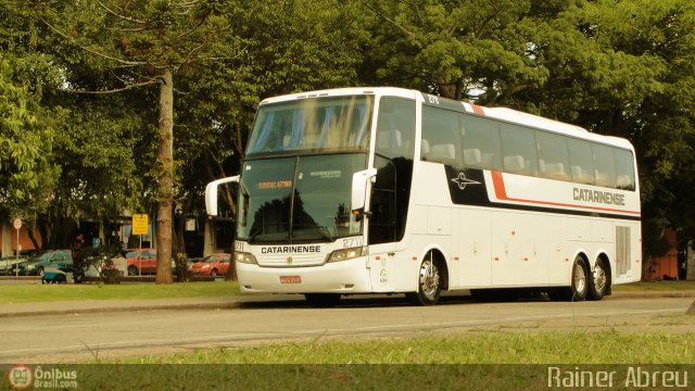 Auto Viação Catarinense 2711 na cidade de Curitiba, Paraná, Brasil, por Rainer Abreu. ID da foto: 254015.