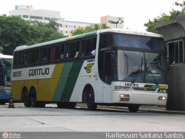 Empresa Gontijo de Transportes 11035 na cidade de São Paulo, São Paulo, Brasil, por Harllesson Santana Santos. Número da foto: #254788.