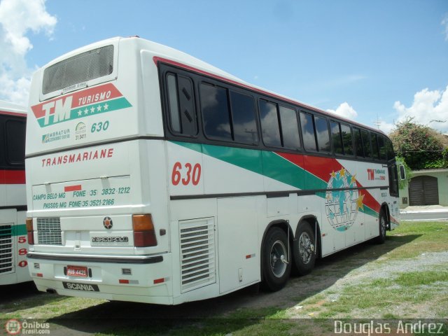 Transmariane Turismo 630 na cidade de Trindade, Goiás, Brasil, por Douglas Andrez. Número da foto: #255449.