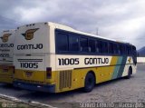 Empresa Gontijo de Transportes 11005 na cidade de Itaobim, Minas Gerais, Brasil, por Sérgio Augusto Braga Canuto. Número da foto: #:id.