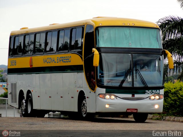 Nacional Expresso 36318 na cidade de Uberlândia, Minas Gerais, Brasil, por Gean Brito. Número da foto: #256121.