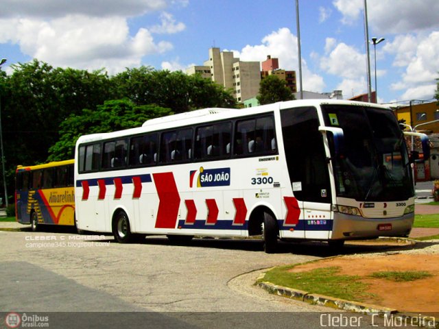 São João Votorantim - Sorotur Turismo 3300 na cidade de Sorocaba, São Paulo, Brasil, por Cleber C.  Moreira. Número da foto: #78464.
