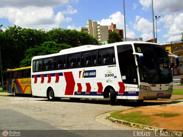 São João Votorantim - Sorotur Turismo 3300 na cidade de Sorocaba, São Paulo, Brasil, por Cleber C.  Moreira. ID da foto: 78464.