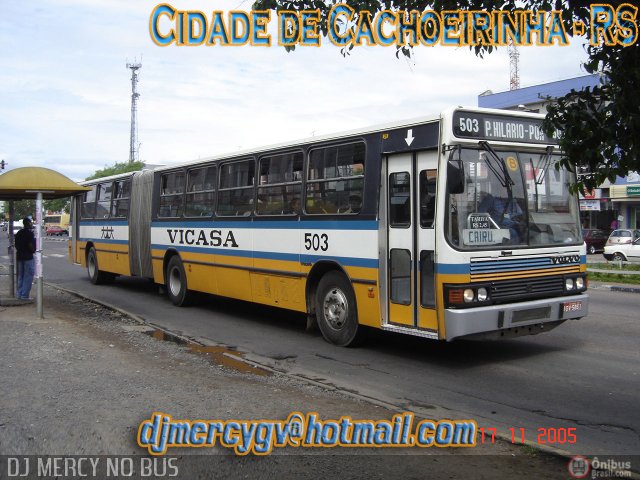 VICASA - Viação Canoense S.A. 503 na cidade de Cachoeirinha, Rio Grande do Sul, Brasil, por Alexsandro Merci    ®. ID da foto: 79825.