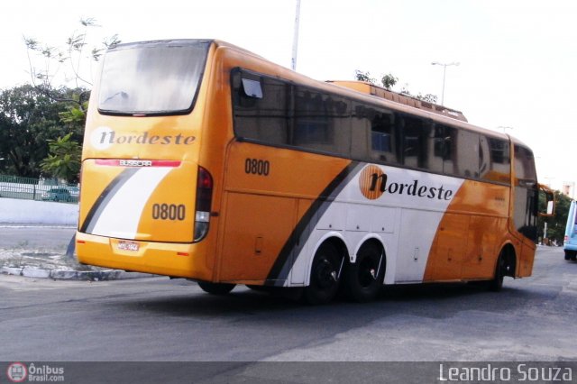 Viação Nordeste 0800 na cidade de Fortaleza, Ceará, Brasil, por [Leandro Sousa]. Número da foto: #80250.