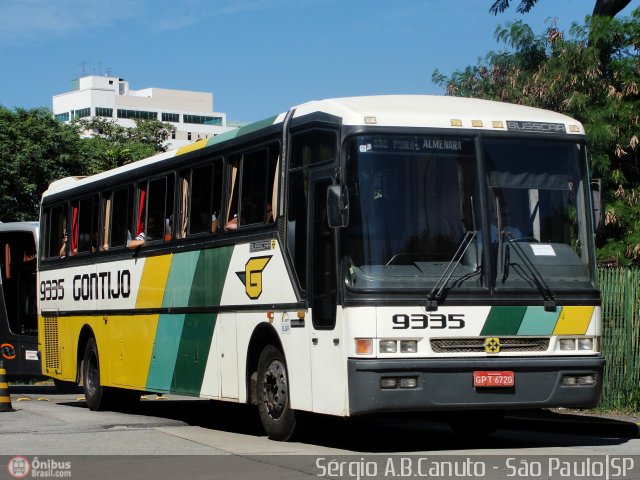 Empresa Gontijo de Transportes 9335 na cidade de São Paulo, São Paulo, Brasil, por Sérgio Augusto Braga Canuto. Número da foto: #80300.