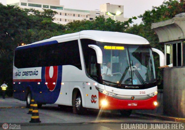 Viação São Cristóvão 2150 na cidade de São Paulo, São Paulo, Brasil, por EDUARDO - SOROCABUS. Número da foto: #80237.