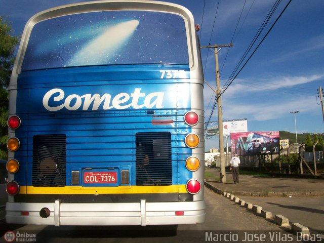 Viação Cometa 7376 na cidade de Poços de Caldas, Minas Gerais, Brasil, por Marcio V Boas. ID da foto: 80811.