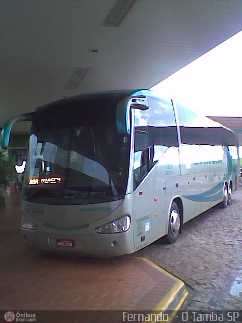 Viação Garcia 7322 na cidade de Santa Cruz do Rio Pardo, São Paulo, Brasil, por Fernando O Tamba. Número da foto: #81231.