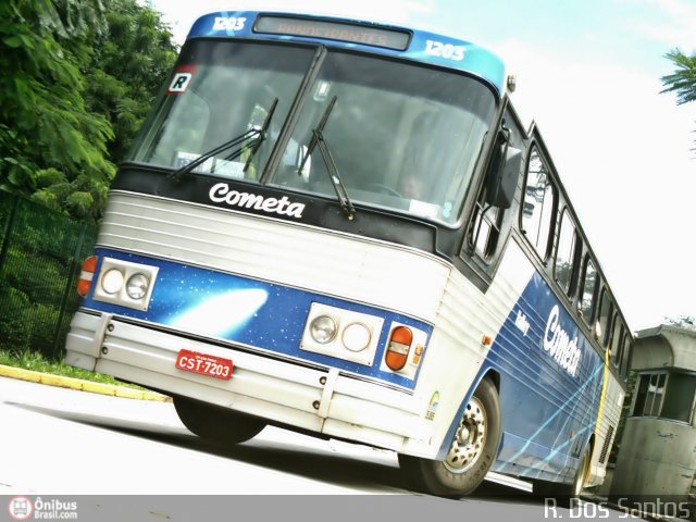 Viação Cometa 1203 na cidade de São Paulo, São Paulo, Brasil, por Rafael Santos. ID da foto: 82518.