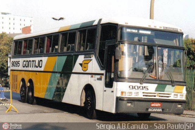 Empresa Gontijo de Transportes 9095 na cidade de São Paulo, São Paulo, Brasil, por Sérgio Augusto Braga Canuto. ID da foto: 82955.