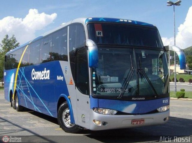 Viação Cometa 8125 na cidade de Poços de Caldas, Minas Gerais, Brasil, por Marcio V Boas. Número da foto: #85085.
