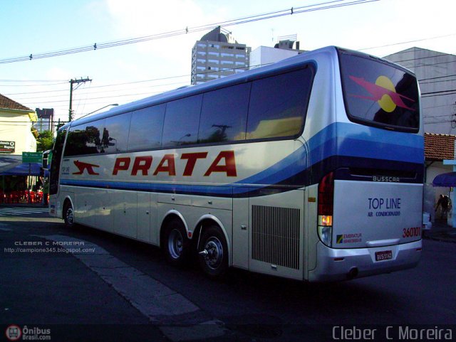 Expresso de Prata 360101 na cidade de São Paulo, São Paulo, Brasil, por Cleber C.  Moreira. Número da foto: #85540.