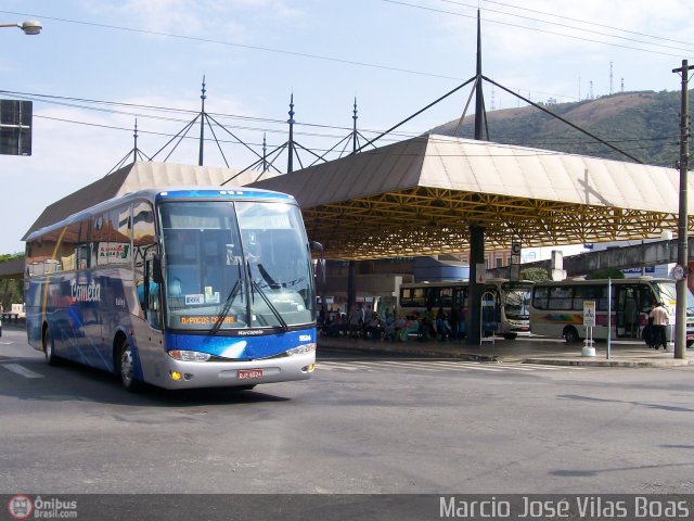 Viação Cometa 5524 na cidade de Poços de Caldas, Minas Gerais, Brasil, por Marcio V Boas. ID da foto: 86080.