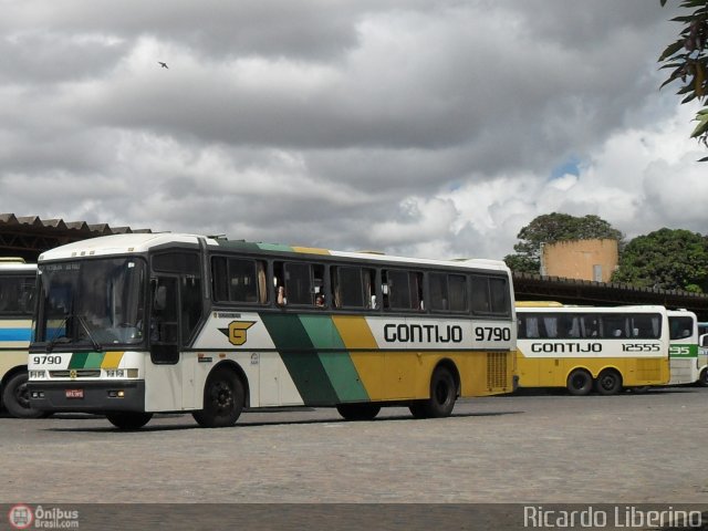 Empresa Gontijo de Transportes 9790 na cidade de Vitória da Conquista, Bahia, Brasil, por Ricardo Liberino. ID da foto: 75549.