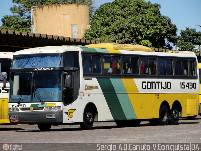 Empresa Gontijo de Transportes 15430 na cidade de Vitória da Conquista, Bahia, Brasil, por Sérgio Augusto Braga Canuto. ID da foto: 75854.