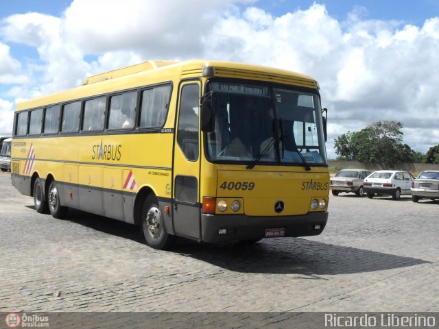 Viação Itapemirim 40059 na cidade de Vitória da Conquista, Bahia, Brasil, por Ricardo Liberino. ID da foto: 75943.