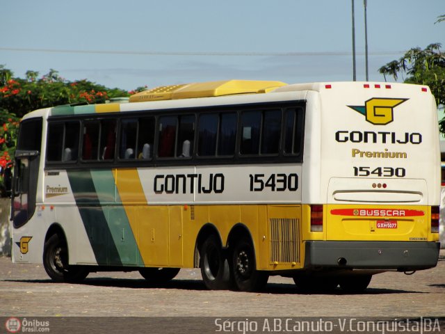 Empresa Gontijo de Transportes 15430 na cidade de Vitória da Conquista, Bahia, Brasil, por Sérgio Augusto Braga Canuto. ID da foto: 75855.