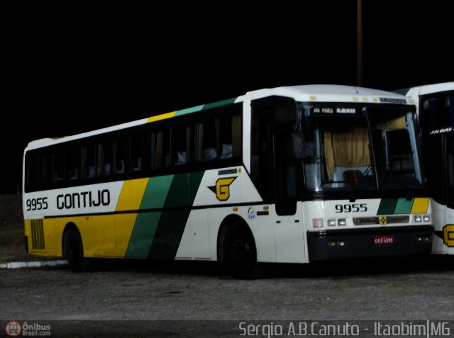 Empresa Gontijo de Transportes 9955 na cidade de Itaobim, Minas Gerais, Brasil, por Sérgio Augusto Braga Canuto. ID da foto: 76489.