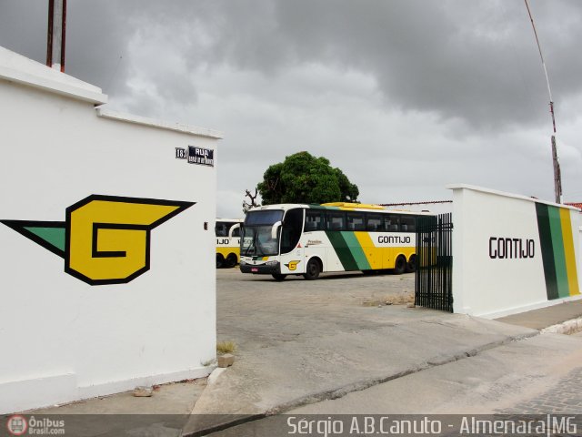 Empresa Gontijo de Transportes GARAGEM AMJ na cidade de Almenara, Minas Gerais, Brasil, por Sérgio Augusto Braga Canuto. Número da foto: #76529.