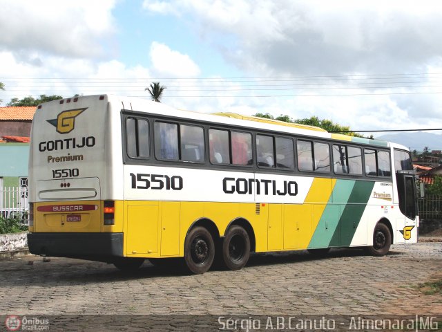 Empresa Gontijo de Transportes 15510 na cidade de Almenara, Minas Gerais, Brasil, por Sérgio Augusto Braga Canuto. ID da foto: 76484.