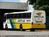 Empresa Gontijo de Transportes 3075 na cidade de Almenara, Minas Gerais, Brasil, por Sérgio Augusto Braga Canuto. ID da foto: :id.