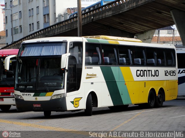 Empresa Gontijo de Transportes 12435 na cidade de Belo Horizonte, Minas Gerais, Brasil, por Sérgio Augusto Braga Canuto. ID da foto: 77363.