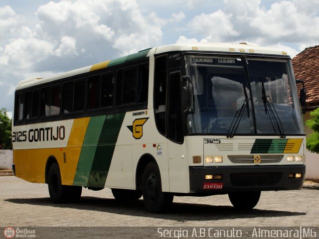 Empresa Gontijo de Transportes 3125 na cidade de Almenara, Minas Gerais, Brasil, por Sérgio Augusto Braga Canuto. Número da foto: #77790.