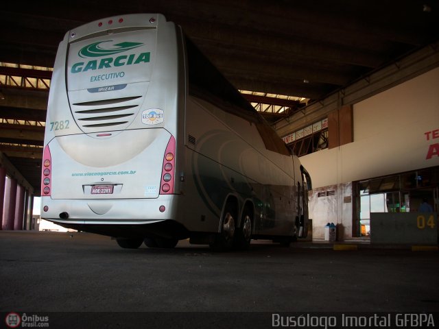 Viação Garcia 7282 na cidade de Apucarana, Paraná, Brasil, por André Nordeste. Número da foto: #77885.