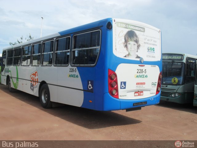 Expresso Miracema 228-5 na cidade de Palmas, Tocantins, Brasil, por Thiago ãllen. Número da foto: #91304.