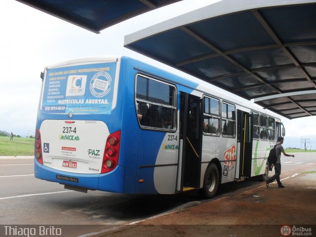 Expresso Miracema 237-4 na cidade de Palmas, Tocantins, Brasil, por Thiago ãllen. Número da foto: #91301.