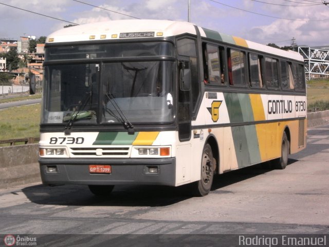 Empresa Gontijo de Transportes 8730 na cidade de Belo Horizonte, Minas Gerais, Brasil, por Rodrigo Emanuel. ID da foto: 91811.