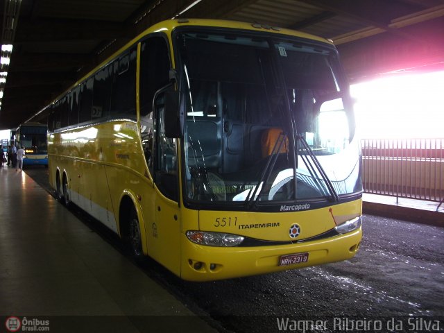 Viação Itapemirim 5511 na cidade de Brasília, Distrito Federal, Brasil, por Wagner Ribeiro da Silva. Número da foto: #92761.
