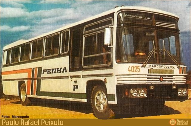 Empresa de Ônibus Nossa Senhora da Penha 4025 na cidade de , por Paulo Rafael Peixoto. Número da foto: #94249.