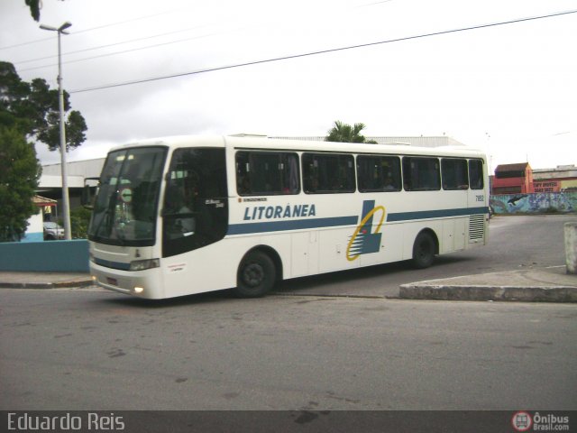 Litorânea Transportes Coletivos 7852 na cidade de Caraguatatuba, São Paulo, Brasil, por Eduardo Reis. Número da foto: #97464.