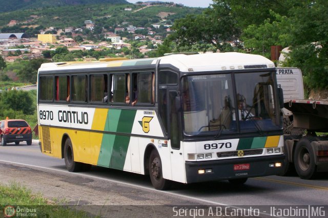 Empresa Gontijo de Transportes 8970 na cidade de Itaobim, Minas Gerais, Brasil, por Sérgio Augusto Braga Canuto. ID da foto: 98945.