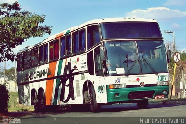 Empresa de Transportes Andorinha 4087 na cidade de Assis, São Paulo, Brasil, por Francisco Ivano. ID da foto: 99273.