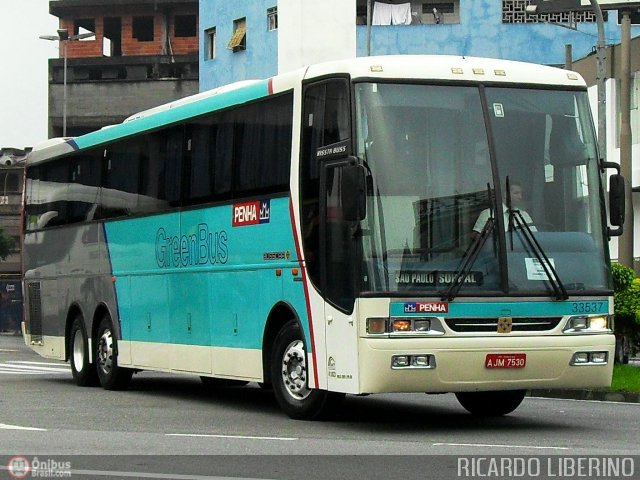 Empresa de Ônibus Nossa Senhora da Penha 33537 na cidade de São Bernardo do Campo, São Paulo, Brasil, por Ricardo Liberino. ID da foto: 99323.
