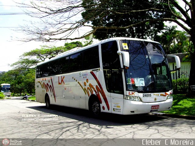 LK Transportadora Turística 24005 na cidade de São Paulo, São Paulo, Brasil, por Cleber C.  Moreira. ID da foto: 99776.