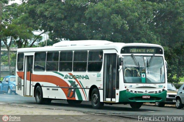 Empresa de Transportes Andorinha 5041 na cidade de Presidente Prudente, São Paulo, Brasil, por Francisco Ivano. ID da foto: 100412.