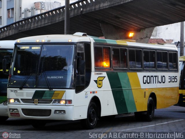 Empresa Gontijo de Transportes 3135 na cidade de Belo Horizonte, Minas Gerais, Brasil, por Sérgio Augusto Braga Canuto. ID da foto: 101989.